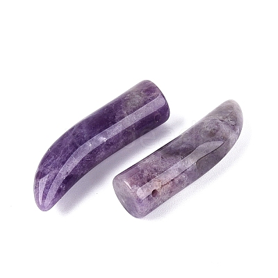 Natural Amethyst Pendants G-Q602-10A-1