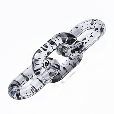 Transparent Acrylic Linking Rings OACR-N009-013A-08-1