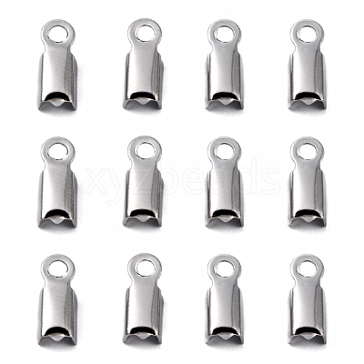 Tarnish Resistant 304 Stainless Steel Folding Crimp Ends STAS-R063-29-1