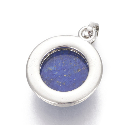 Natural Dyed Lapis Lazuli Pendants G-L512-B05-1