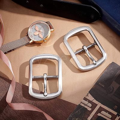304 Stainless Steel Roller Buckles DIY-WH0304-353-1