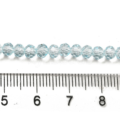Transparent Baking Paint Glass Beads X1-DGLA-A034-T4mm-D06-1