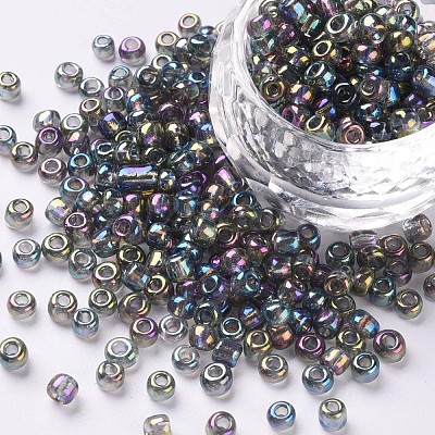 Round Glass Seed Beads SEED-A007-4mm-172-1