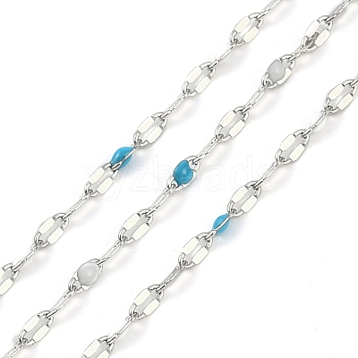 Brass Dapped Chains AJEW-Q153-03P-11-1