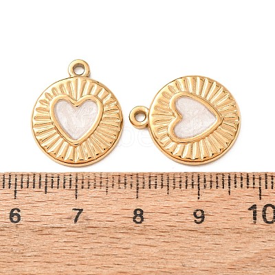 304 Stainless Steel Enamel Pendants SA-CBAD609-09G-01-1