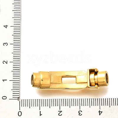 304 Stainless Steel Magnetic Clasps STAS-R140-08G-1