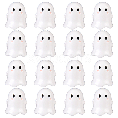 30Pcs Opaque Acrylic Beads MACR-SC0001-60A-1