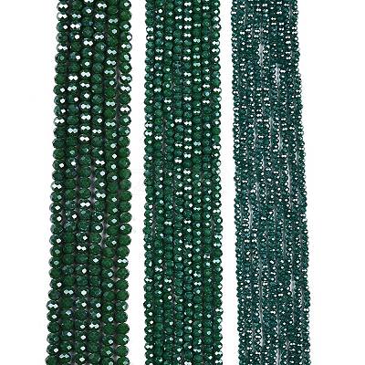 Electroplate Glass Beads Strands EGLA-A034-P6mm-A09-1