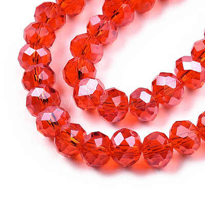 Electroplate Glass Beads Strands EGLA-A034-T2mm-A27-1