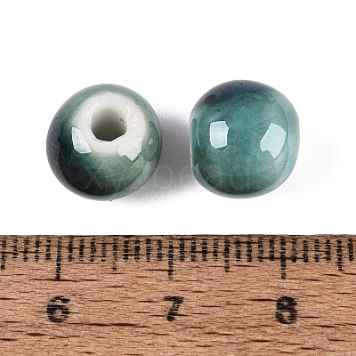 Vintage Handmade Porcelain Beads PORC-Q006-13A-19-1