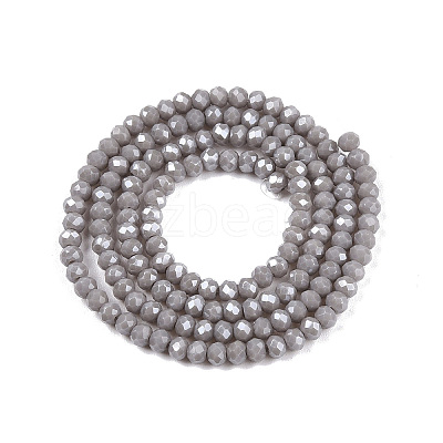 Electroplate Glass Beads Strands EGLA-A044-P1mm-A10-1