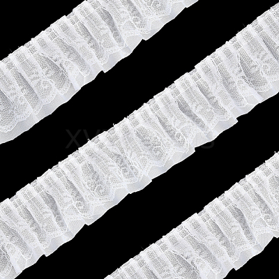5 Yards Double Polyester Lace Trim for Sewing Decoration OCOR-GF0005-06E-1
