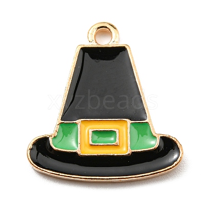 Thanksgiving Day Alloy Enamel Pendants ENAM-D060-03D-KCG-1