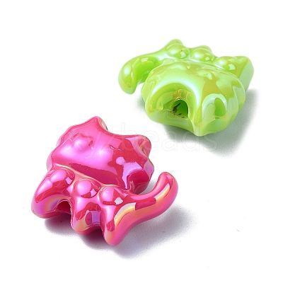 Opaque Acrylic Beads OACR-E033-16-1