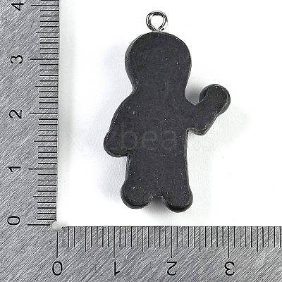 Halloween Theme Resin Pendants RESI-M046-01B-01-1