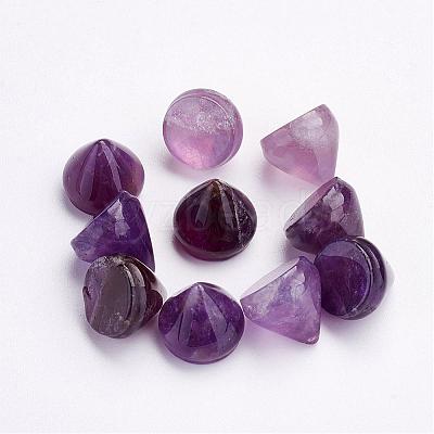 Natural Amethyst Cabochons G-P287-C03-1