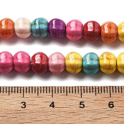 Synthetic Turquoise Beads Strands G-B140-D01-1