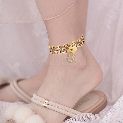 Anklets Sets AJEW-AN00383-21-1