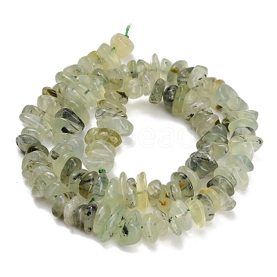 Natural Prehnite Beads Strands GG-CBAC61B-C02-01-1