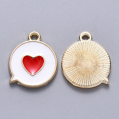 Alloy Enamel Pendants ENAM-S121-120A-1