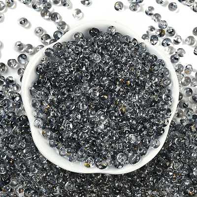 6/0 Spray Paint Fringe Glass Seed Beads SEED-H003-11E-1