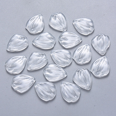 Transparent Baking Paint Glass Pendants DGLA-T002-06A-1