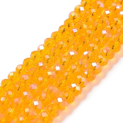 Electroplate Glass Beads Strands EGLA-A034-T8mm-L11-1