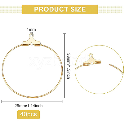 40Pcs Brass Pendants KK-BC0001-94-1