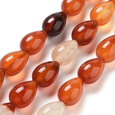 Natural Red Agate Beads Strands G-B106-A22-02-1