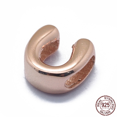 925 Sterling Silver European Beads STER-E064-01U-RG-1
