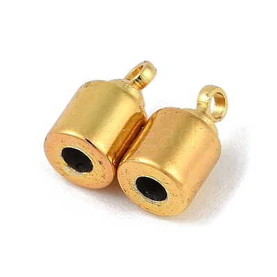 Rack Plating Brass Magnetic Clasps KK-Z070-17G-1