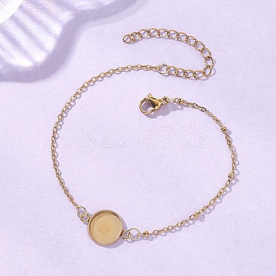 304 Stainless Steel Cable Chain Satellite Chain Bracelet Making BJEW-JB13163-02-1