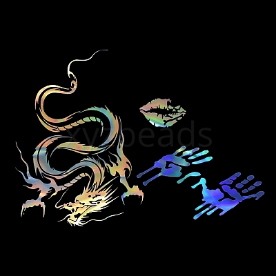 Car Decals- 1 Pcs Hand Car Hood Sticker ST-F711-1-1