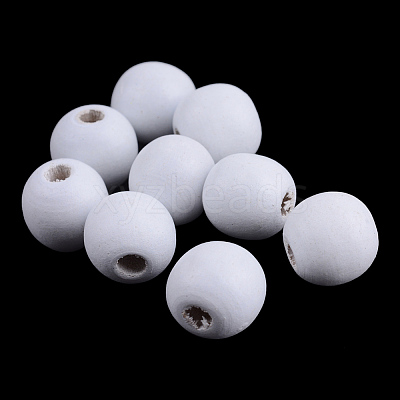 Natural Wood Beads WOOD-S662-11x12mm-A13-1