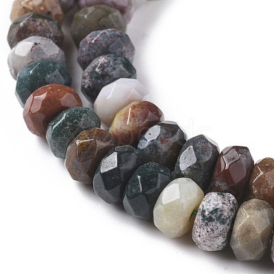 Natural Ocean Jasper Beads Strands G-F668-01-B-1