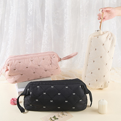 Cotton Cloth Hair Dryer Storage Zipper Bags AJEW-WH20054-331E-1