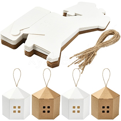 20 Bags 2 Colors Paper Gift Packaging Boxes CON-CJ0001-29-1