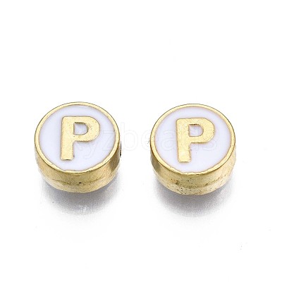 Alloy Enamel Beads ENAM-N052-006-01P-RS-1
