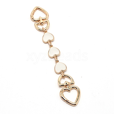 Light Gold Zinc Alloy Hanger Clasps FIND-WH0066-36C-1