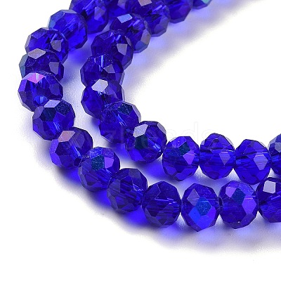 Electroplate Glass Beads Strands EGLA-A034-T10mm-L16-1