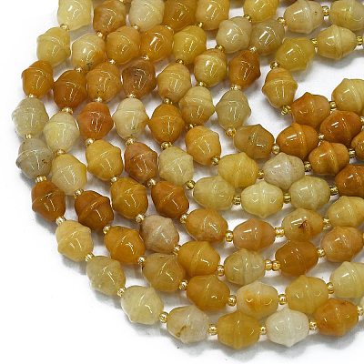 Natural Topaz Jade Beads Strands G-K389-D02-01-1