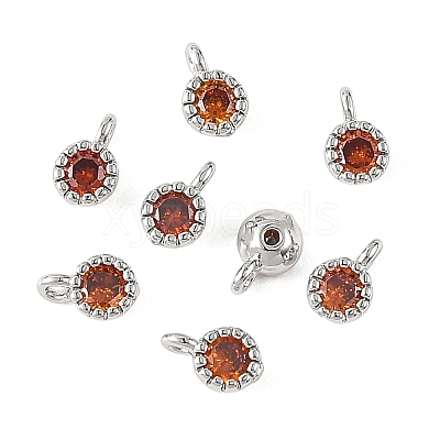 SHEGRACE Brass Pave Cubic Zirconia Charms XGRQ5K528-832P-C-1