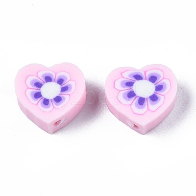 Handmade Polymer Clay Beads CLAY-N011-013F-1