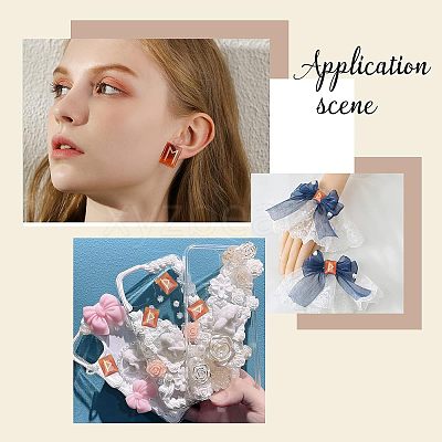 Imitation Jade Glass Cabochons GLAA-NB0001-23-1