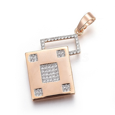 Brass Micro Pave Cubic Zirconia Jewelry Sets SJEW-F189-07KCG-1