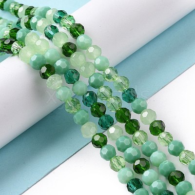 Glass Beads Strands X-GLAA-E036-09F-1
