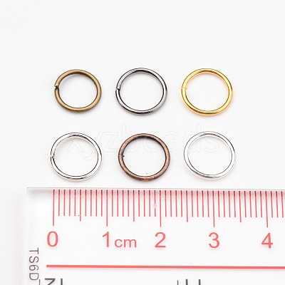 1 Box Brass Open Jump Rings KK-X0060-10mm-1
