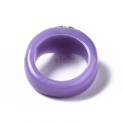 Opaque Acrylic Finger Rings RJEW-Q162-001C-1