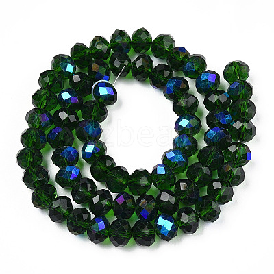 Electroplate Glass Beads Strands EGLA-A034-T4mm-L27-1
