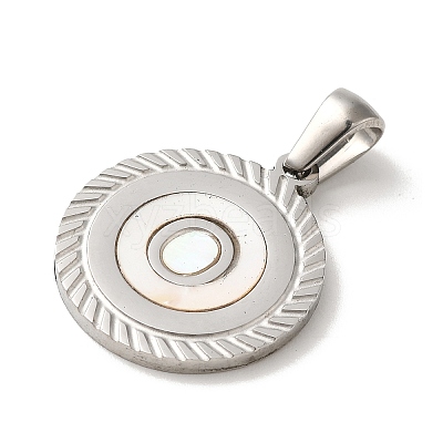 304 Stainless Steel Pendants STAS-I204-O-P-1